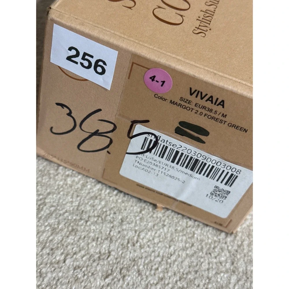 VIVAIA Margot 2.0 Forest Green Knit Ballet Flats EU/38.5 US/7.5